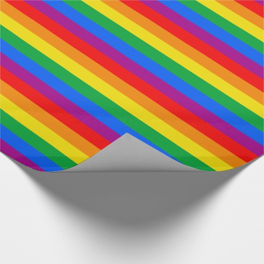 Gay Pride-Flagge Geschenkpapier (Ecke)