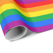 Gay Pride-Flagge Geschenkpapier (Rolleneckpunkt)