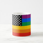 Gay Pride-Flagge Kaffeetasse (Mittel)