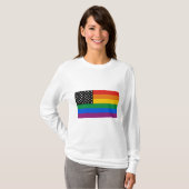 Gay Pride-Flagge T-Shirt (Vorne ganz)