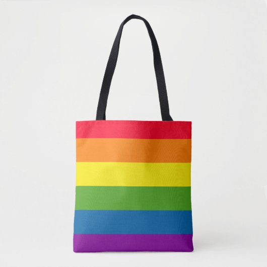 Gay Pride-Flagge Tasche (Vorderseite)