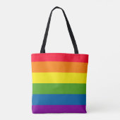 Gay Pride-Flagge Tasche (Rückseite)