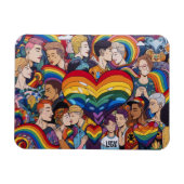 Gay Pride Flexible Magnet (Horizontal)