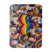 Gay Pride Flexible Magnet (Vertikal)