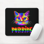 Gay Pride für Frauen LGBT Daddy Cat Geschenk Purri Mousepad (Mit Mouse)