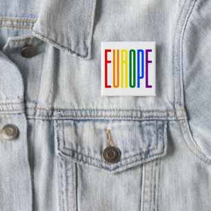 Gay Pride für LGBT-Regenbogenflagge Button