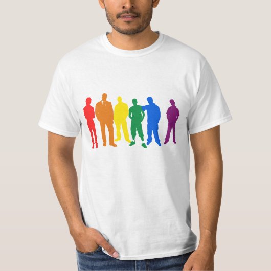 Gay Pride für Männer T-Shirt (Vorderseite)