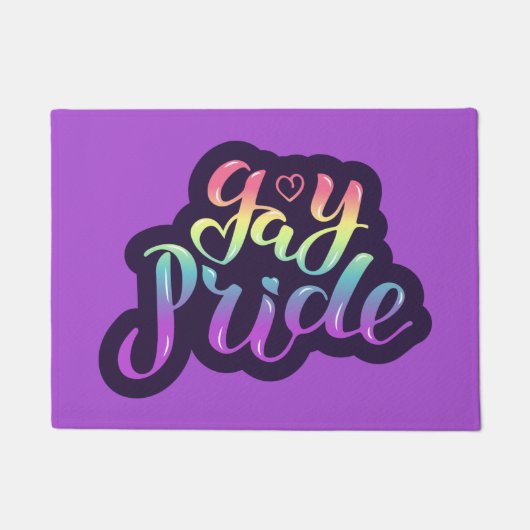 Gay Pride Fußmatte (Vorderseite)
