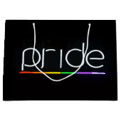 Gay Pride-Geschenk-Tasche Große Geschenktüte (Vorderseite)