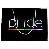Gay Pride-Geschenk-Tasche Große Geschenktüte (Rückseite)