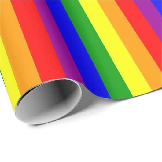 Gay Pride Geschenkpapier (Rolleneckpunkt)