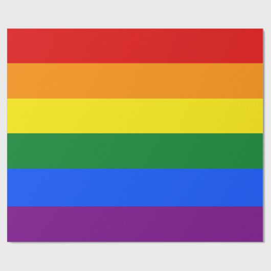 Gay Pride Geschenkpapier (Flach)