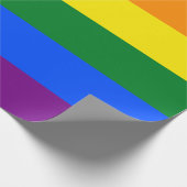 Gay Pride Geschenkpapier (Ecke)