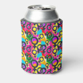 Gay Pride Geschlecht Neon Muster Dosenkühler (Kanne Rückseite)