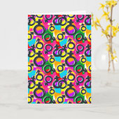 Gay Pride Geschlecht Neon Muster Karte (Gelbe Blume)