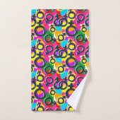 Gay Pride Geschlecht Neonmuster Badhandtuch Set (Handtuch)