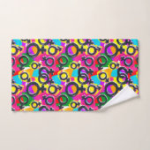 Gay Pride Geschlecht Neonmuster Badhandtuch Set (Handtuch)