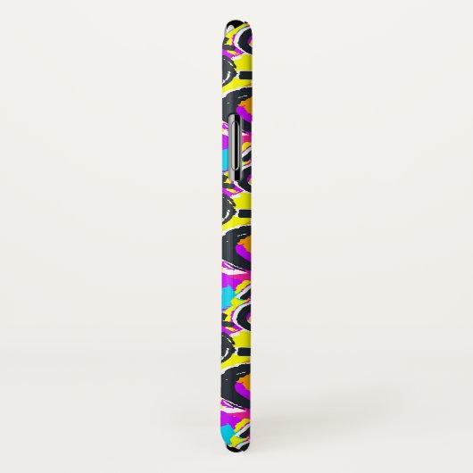 Gay Pride Geschlecht Neonmuster Case-Mate iPhone Hülle (Hinten/Rechts)