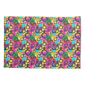 Gay Pride Geschlecht Neonmuster Kissenbezug (Rückseite-Links)