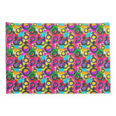 Gay Pride Geschlecht Neonmuster Kissenbezug (Rückseite-Rechts)