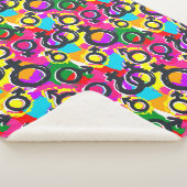 Gay Pride Geschlecht Neonmuster Sherpadecke (3/4)