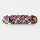 Gay Pride Geschlecht Neonmuster Skateboard (Horizontal)