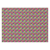 Gay Pride Geschlecht Neonmuster Tischdecke (Vorderseite (Horizontal))