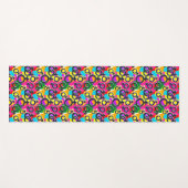 Gay Pride Geschlecht Neonmuster Yogamatte (Vorderseite (Horizontal))