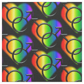 Gay Pride-Gewebe-Regenbogen-Mann-Liebe-Gewebe Stoff (Nahaufnahme)