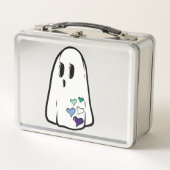 Gay Pride Ghost Metall Brotdose (Vorderseite)