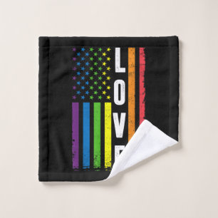 Gay Pride gibt Männern LGBT Rainbow Flag Gay Lo Waschlappen