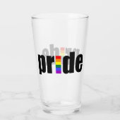 Gay Pride Glas (Rückseite)