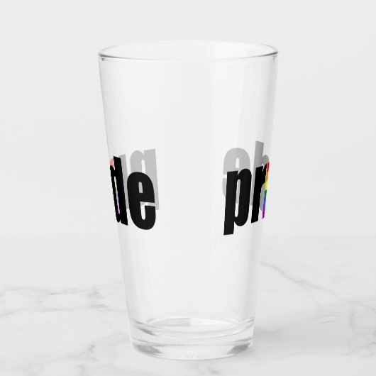 Gay Pride Glas (Links)