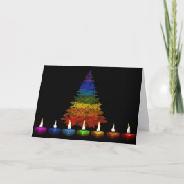 Gay Pride Happy Holidays Feiertagskarte