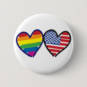 GAY-PRIDE-HEART-AND-FLAG BUTTON