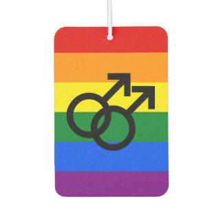 Gay Pride Heart Autolufterfrischer