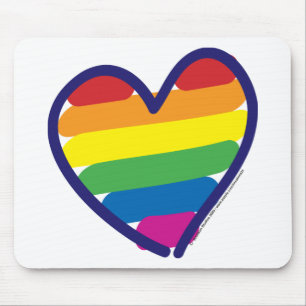 GAY-PRIDE-HERART-in-catneato Mousepad