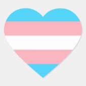 Gay Pride Herz-Aufkleber (Vorderseite)