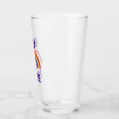 Gay Pride| Herz und Regenbogen Glas (Links)