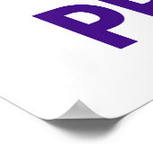 Gay Pride | Herz und Regenbogen Poster (Ecke)