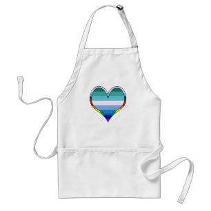 Gay Pride Herzerkrankung Erwachsene Schürze