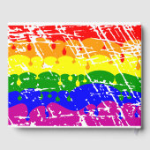 Gay Pride Hochzeit Gästebuch (Rückseite)