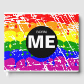 Gay Pride Hochzeit Gästebuch (Vorderseite)