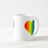 Gay Pride höhlt der Gay Pride-Schalen-Geschenke Kaffeetasse (VorderseiteRechts)