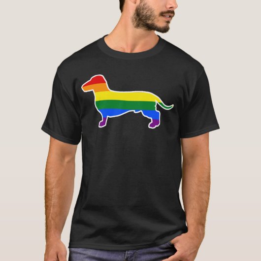Gay Pride-Hund kleidet Hündchen-Mama der T-Shirt (Vorderseite)