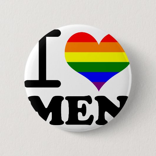 Gay Pride - i-Liebe mein Kamerad Button (Vorderseite)
