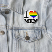 Gay Pride - i-Liebe mein Kamerad Button (Beispiel)