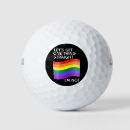 Gay Pride, ich bin nicht gerade Golfball