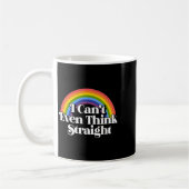 Gay Pride - ich kann nicht einmal direkt denken Kaffeetasse (Links)
