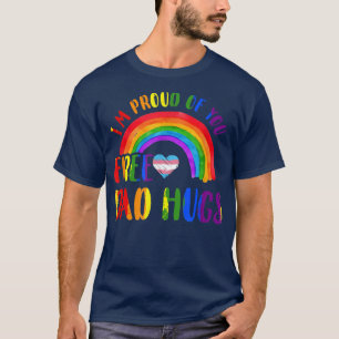 Gay Pride IM stolz auf Sie Gratis Vater Schläger R T-Shirt
